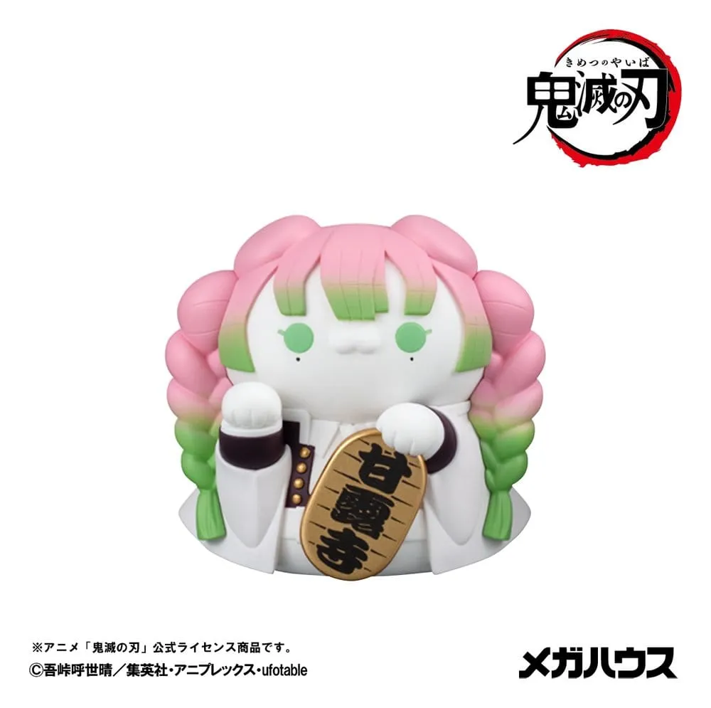 Demon Slayer: Kimetsu no Yaiba Mega Cat Project Minifigures 6 cm Demon Slayer Fortune Cats ver. 02 Blind Box Display (8) (Repeat)